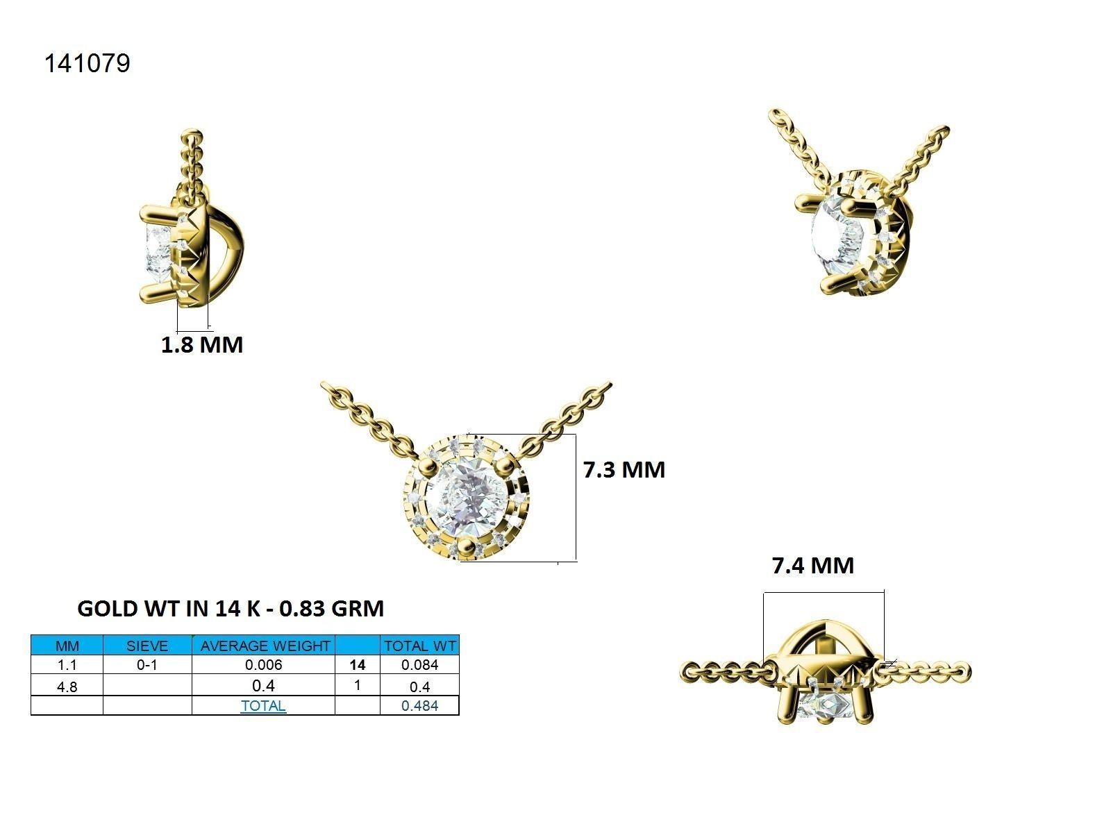 Pendant - 141079 3D print model_9