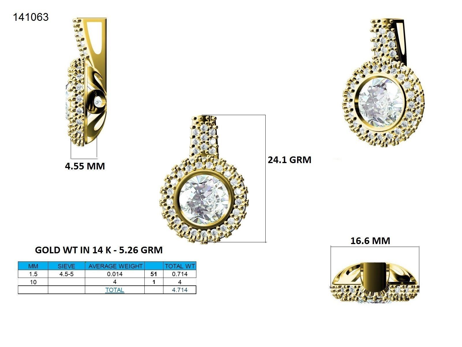 Pendant - 141063 3D print model_9