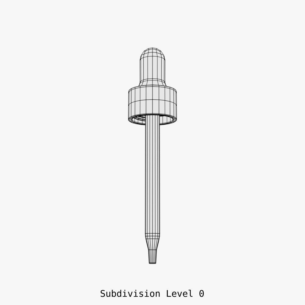 Dropper Bottle 3D model_9