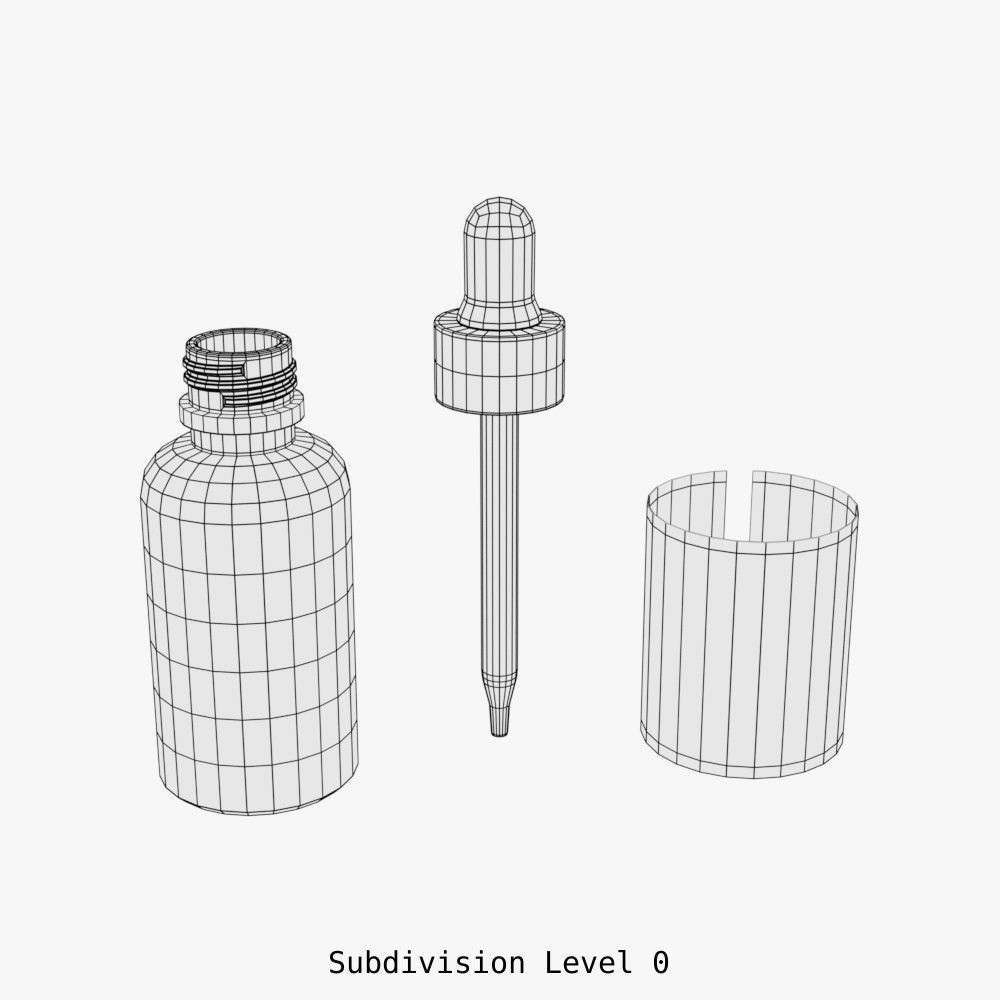 Dropper Bottle 3D model_4