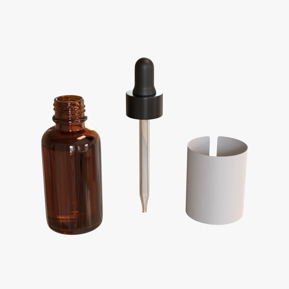 Dropper Bottle 3D model_3