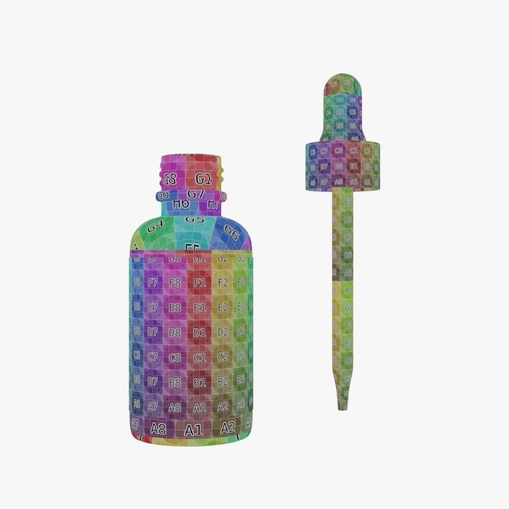Dropper Bottle 3D model_10