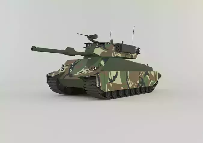 Sherman II model military tank