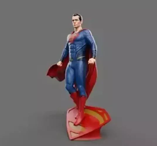 SuperMan Statue 3D model Ready to Print