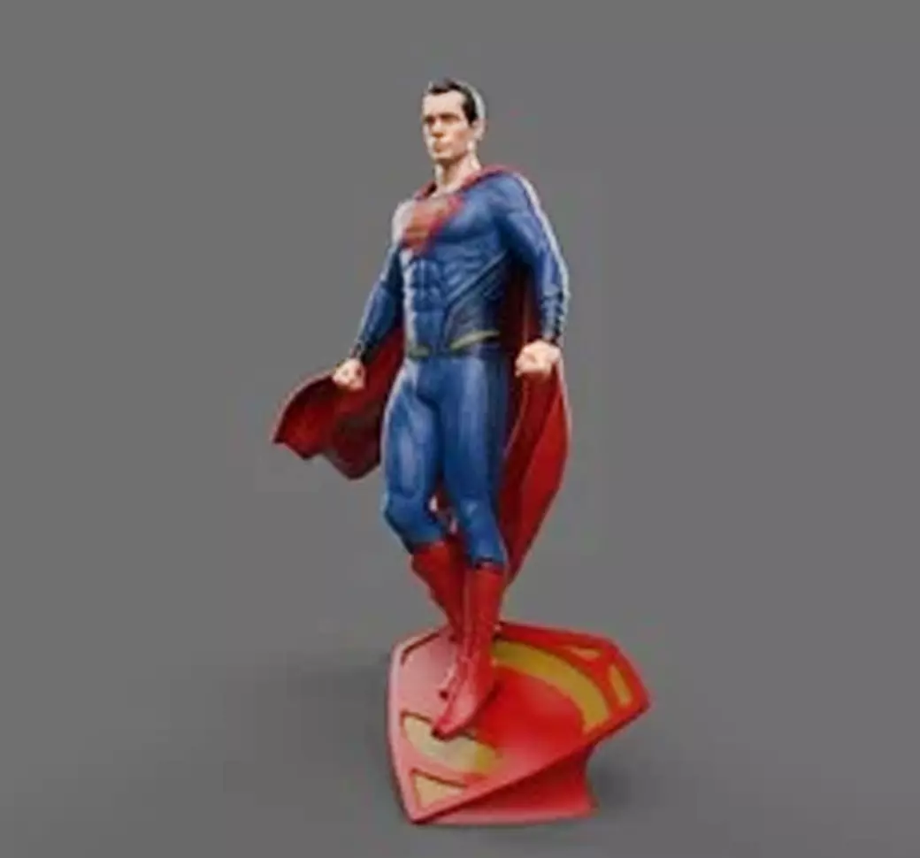 SuperMan Statue 3D model Ready to Print 3D print model_0