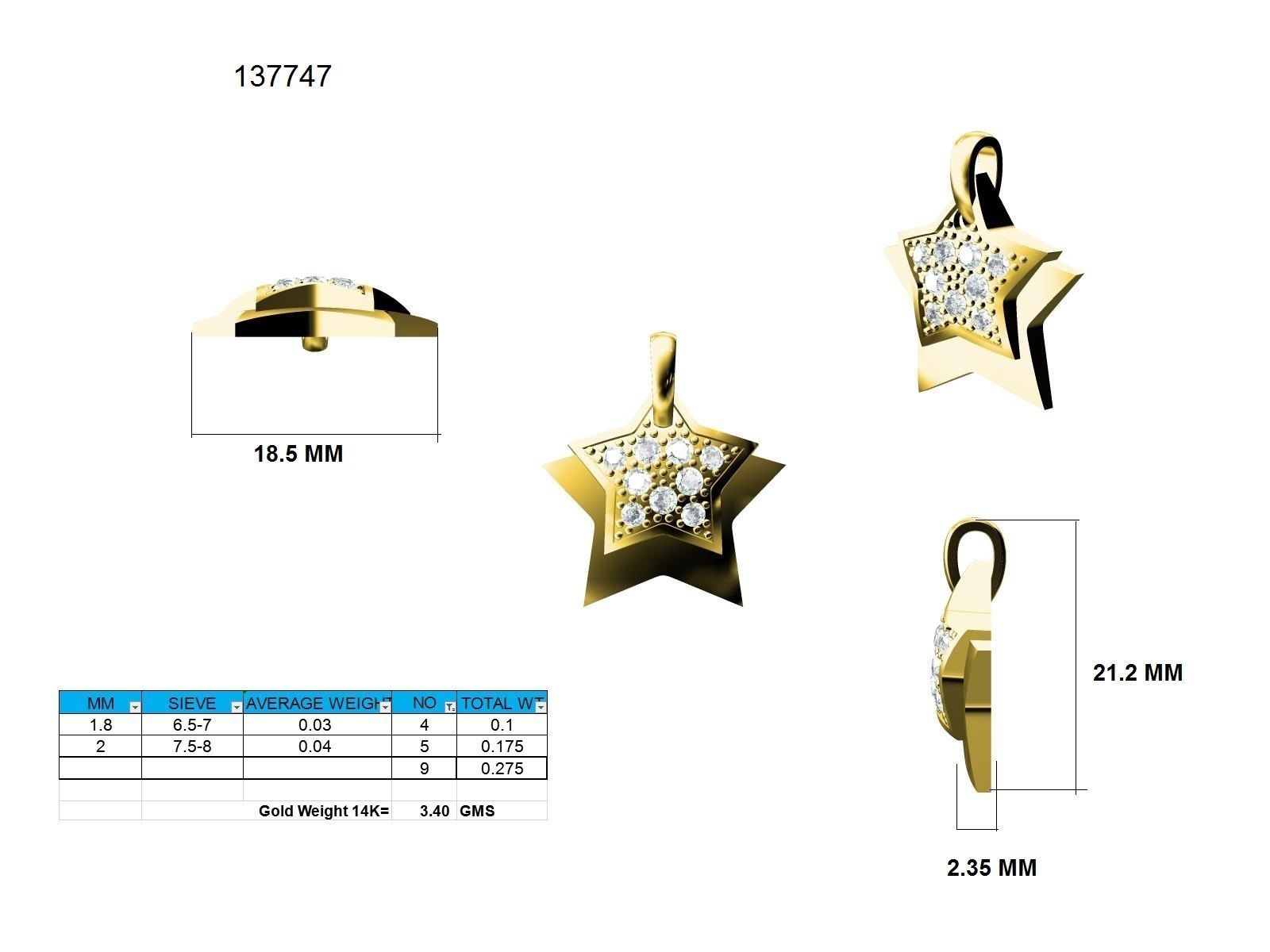 Pendant - 137747 3D print model_9