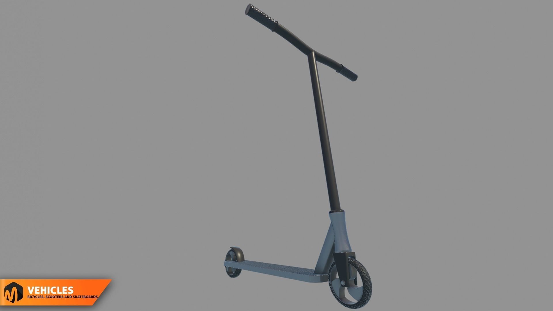 Vehicles - bicycles  scooters and skateboards 3D model_21