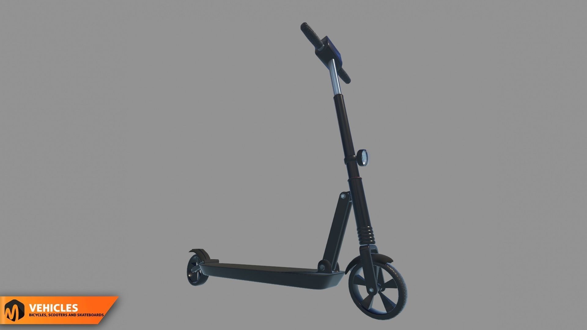 Vehicles - bicycles  scooters and skateboards 3D model_13
