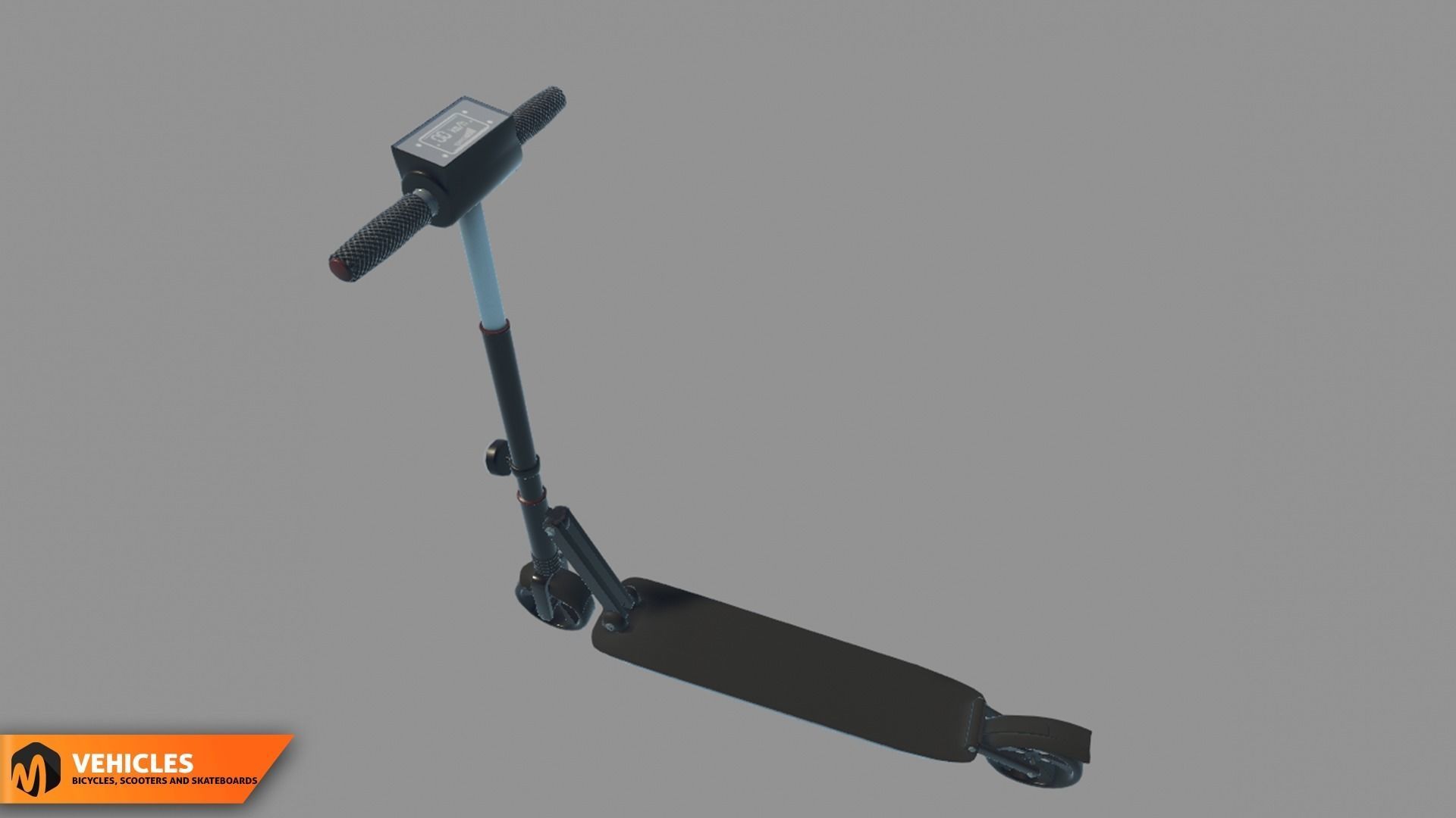 Vehicles - bicycles  scooters and skateboards 3D model_16