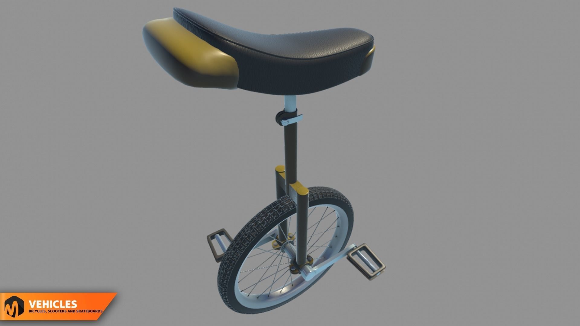 Vehicles - bicycles  scooters and skateboards 3D model_30