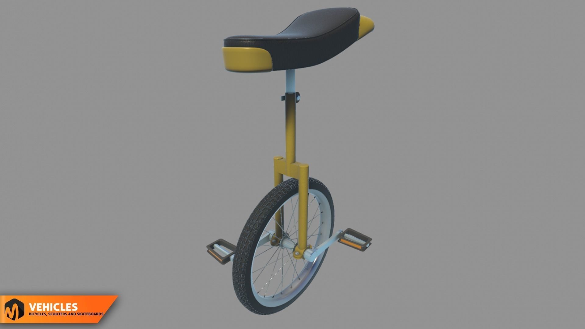 Vehicles - bicycles  scooters and skateboards 3D model_29
