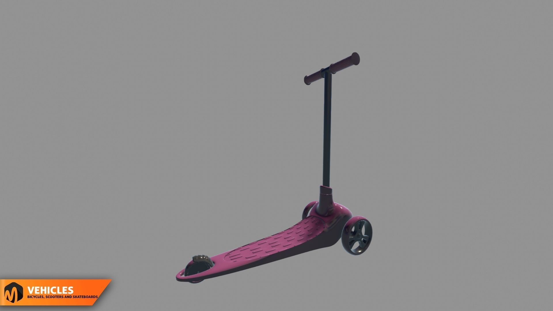 Vehicles - bicycles  scooters and skateboards 3D model_6
