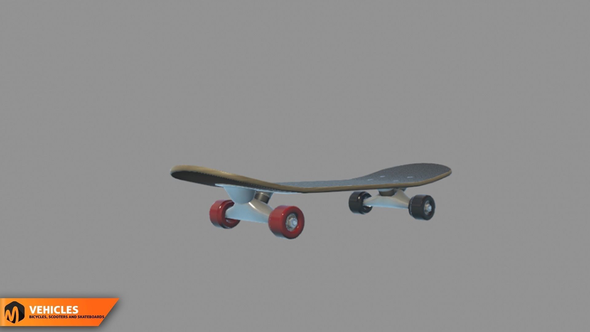 Vehicles - bicycles  scooters and skateboards 3D model_26