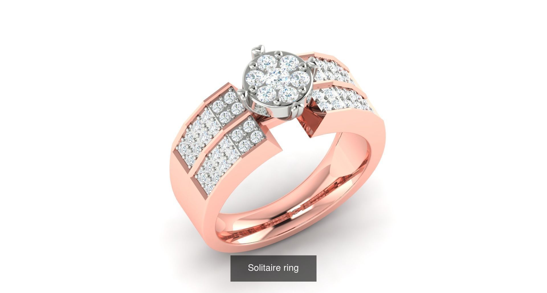 204 Solitaire ring 3D Model Collection_149
