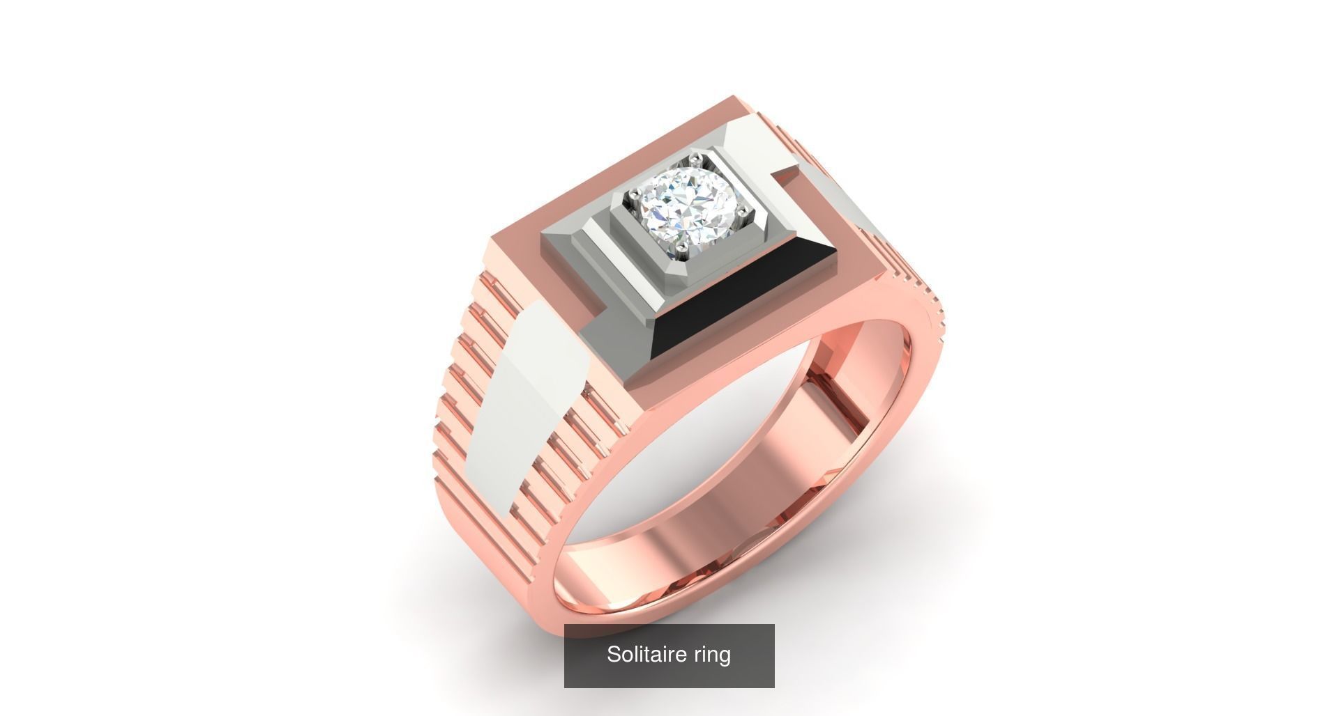 204 Solitaire ring 3D Model Collection_88