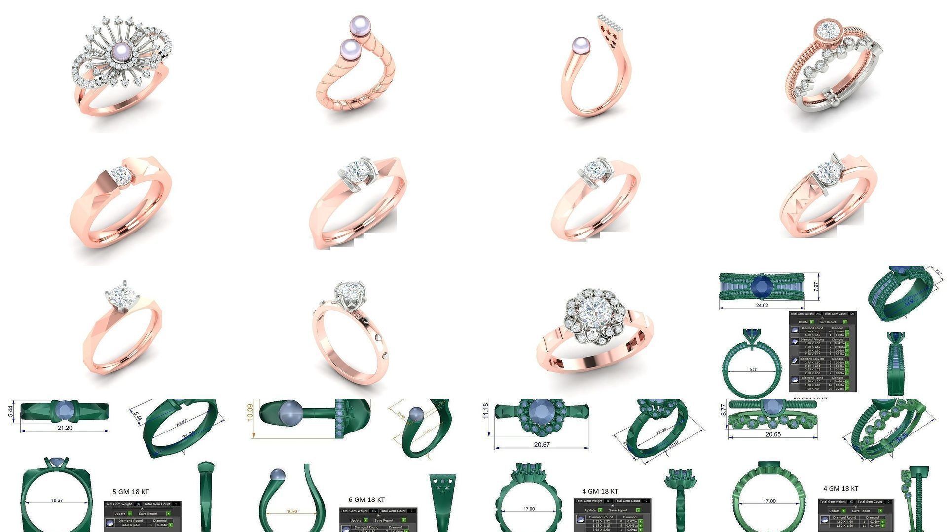 204 Solitaire ring 3D Model Collection_23