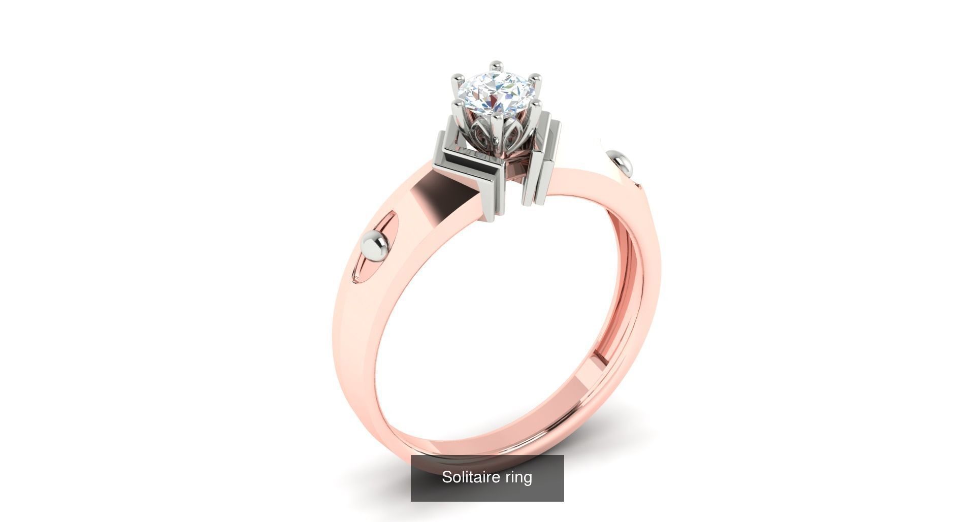 204 Solitaire ring 3D Model Collection_187