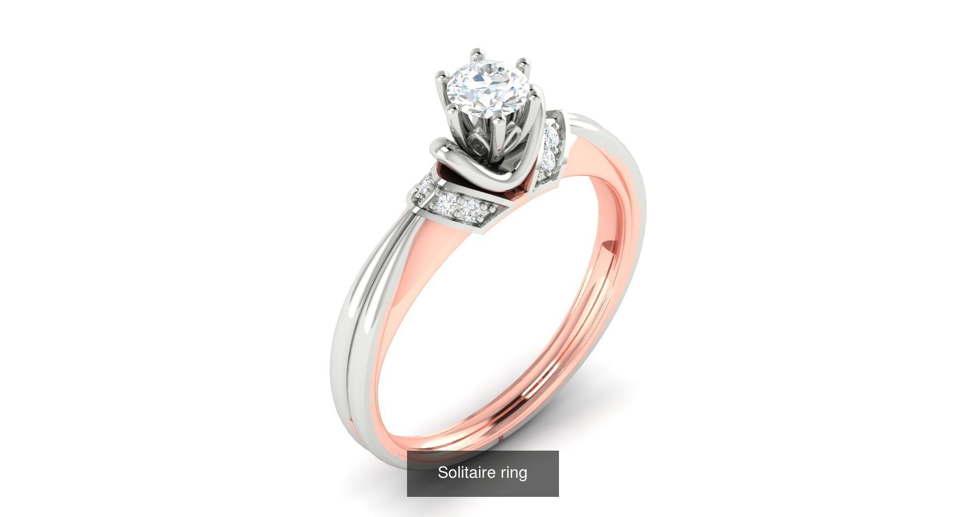 204 Solitaire ring 3D Model Collection_209