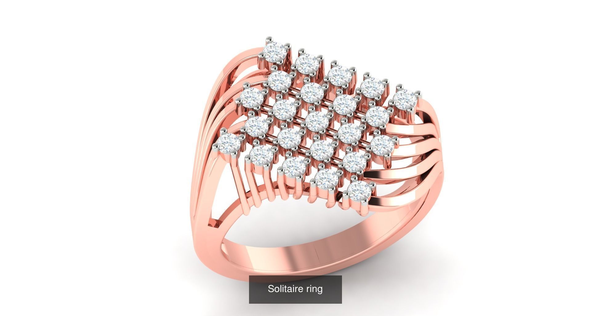204 Solitaire ring 3D Model Collection_154