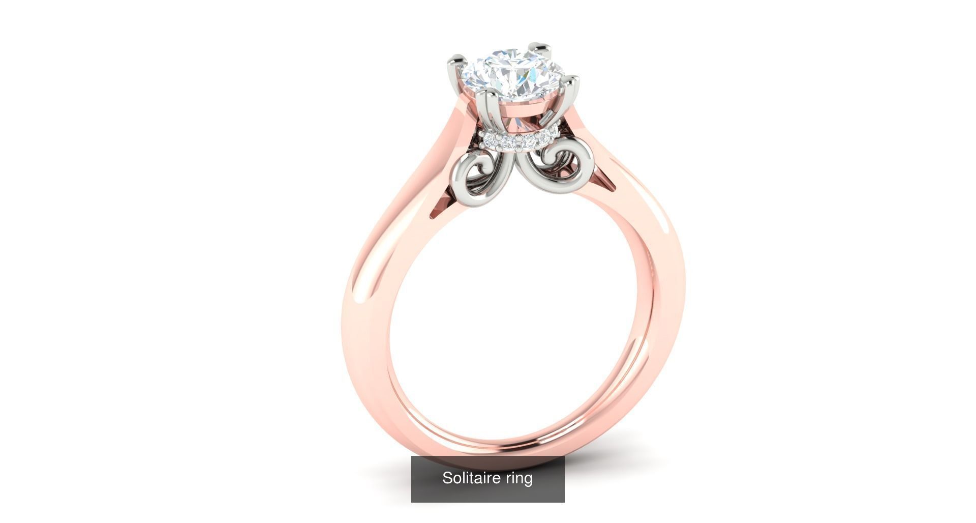 204 Solitaire ring 3D Model Collection_53