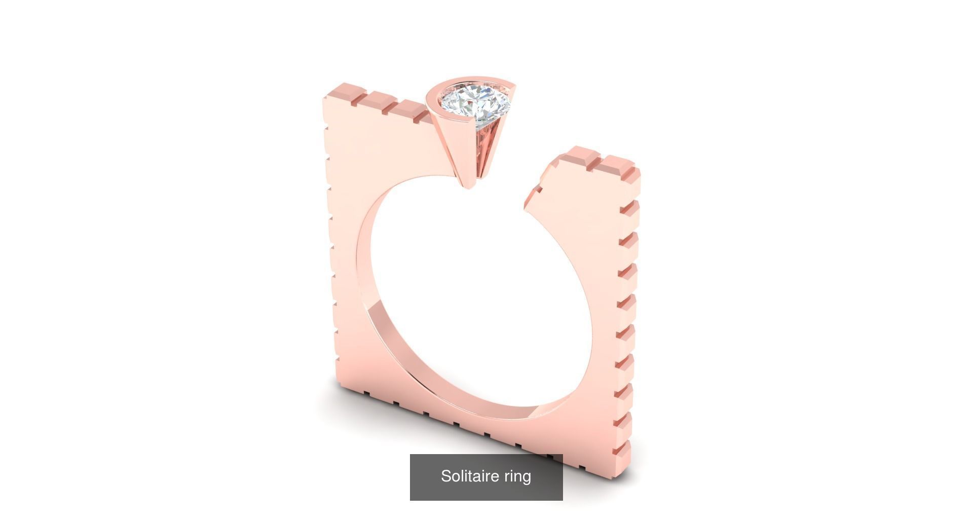 204 Solitaire ring 3D Model Collection_192