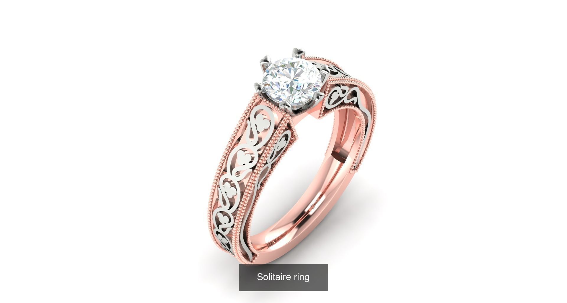 204 Solitaire ring 3D Model Collection_51