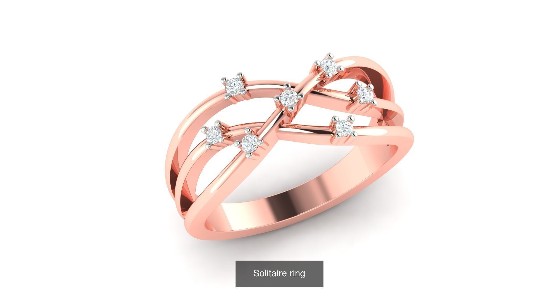204 Solitaire ring 3D Model Collection_109