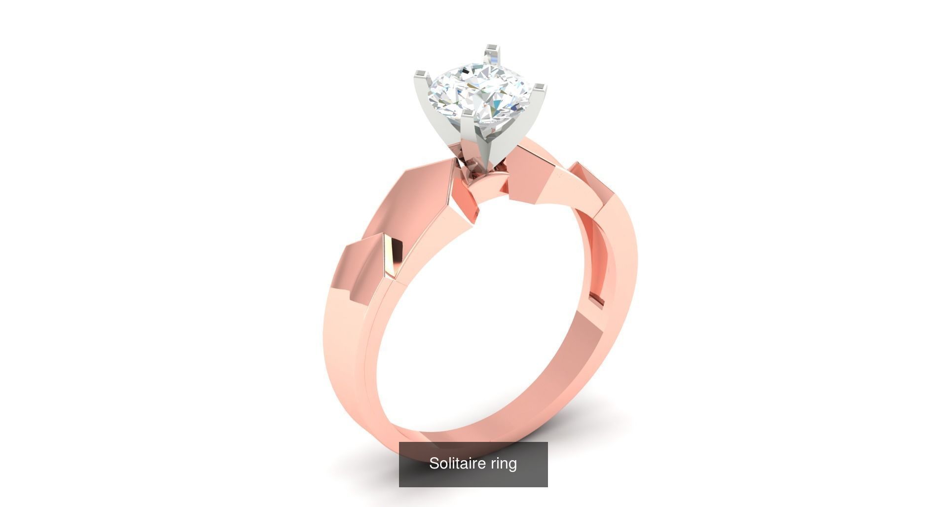 204 Solitaire ring 3D Model Collection_185
