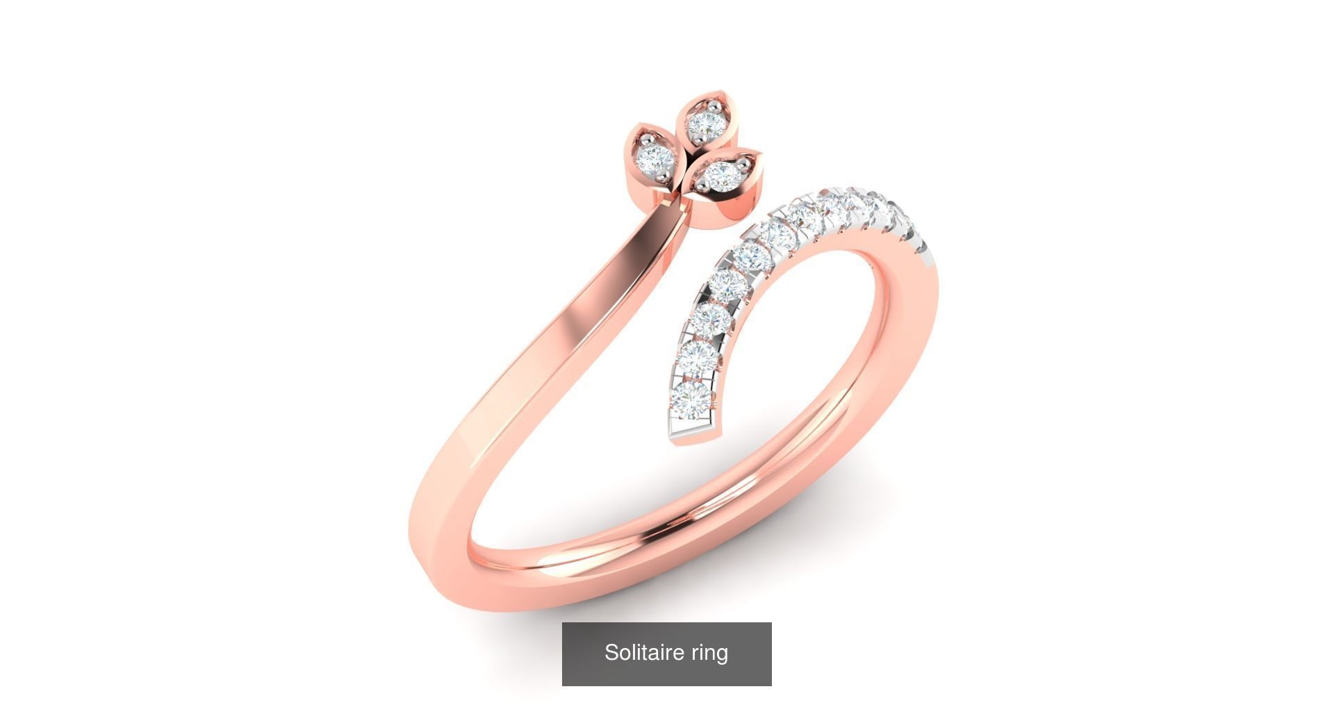 204 Solitaire ring 3D Model Collection_110