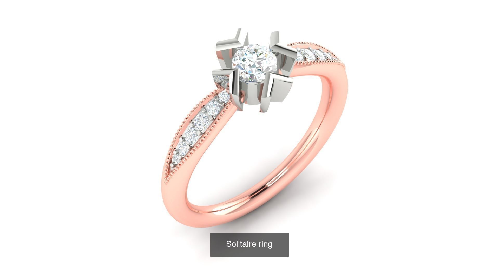 204 Solitaire ring 3D Model Collection_211