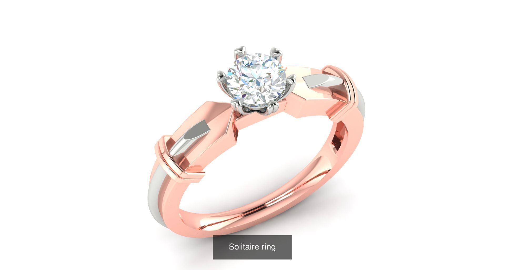 204 Solitaire ring 3D Model Collection_186