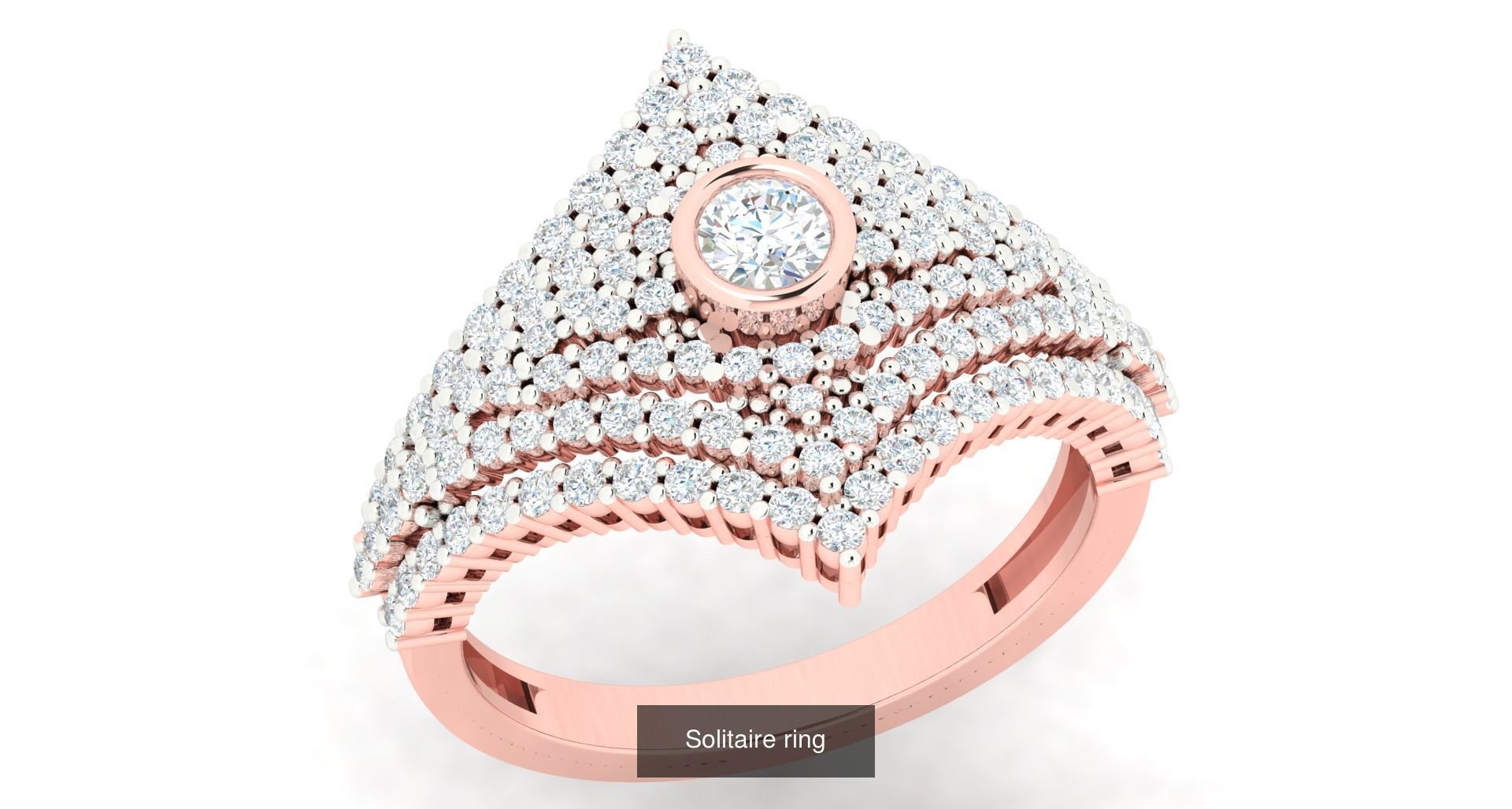 204 Solitaire ring 3D Model Collection_112