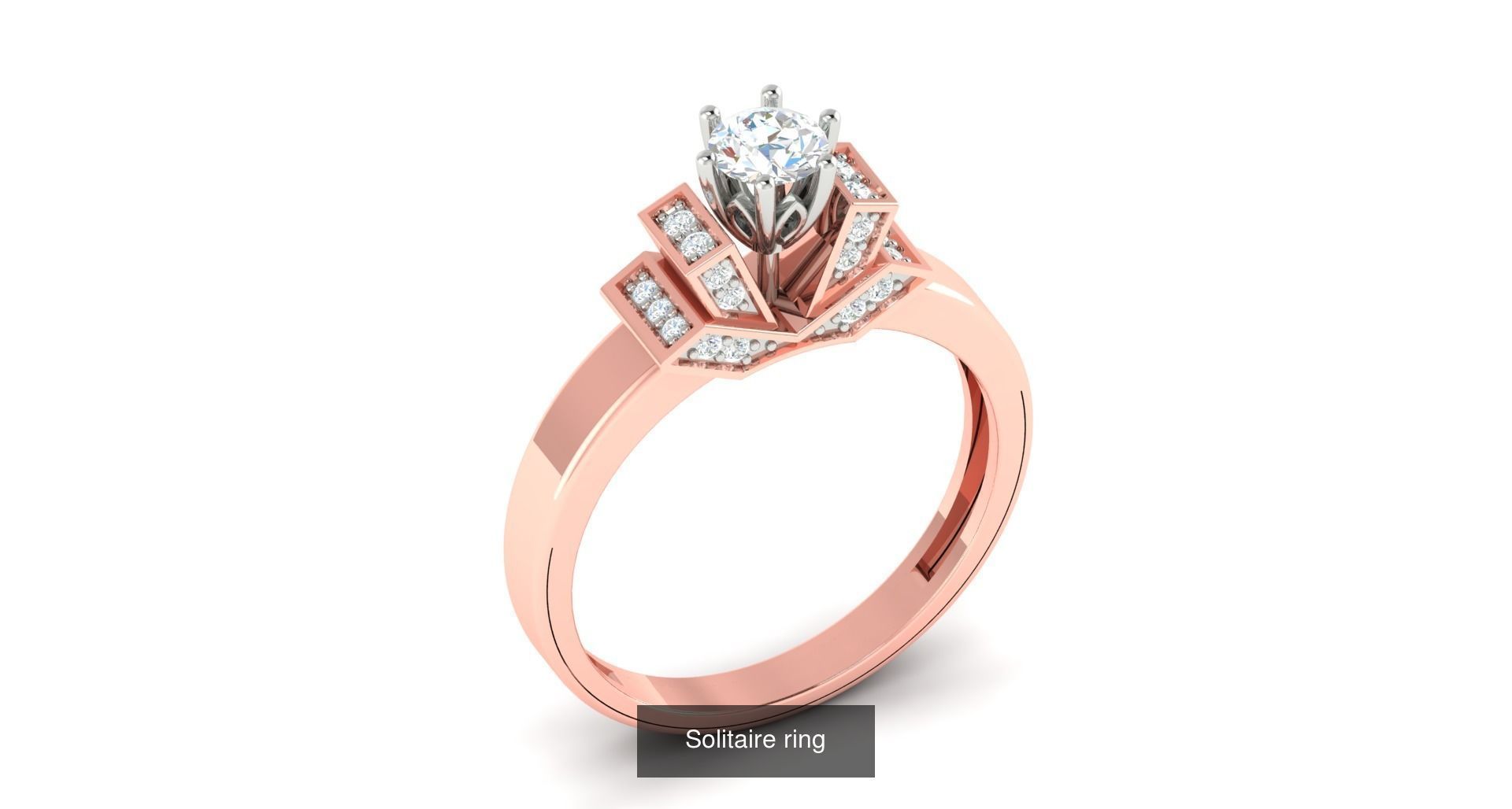 204 Solitaire ring 3D Model Collection_202