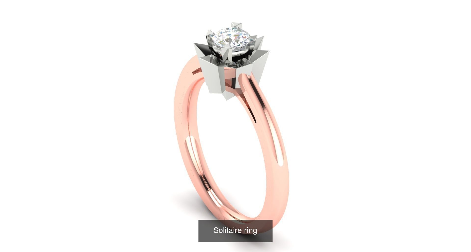 204 Solitaire ring 3D Model Collection_106