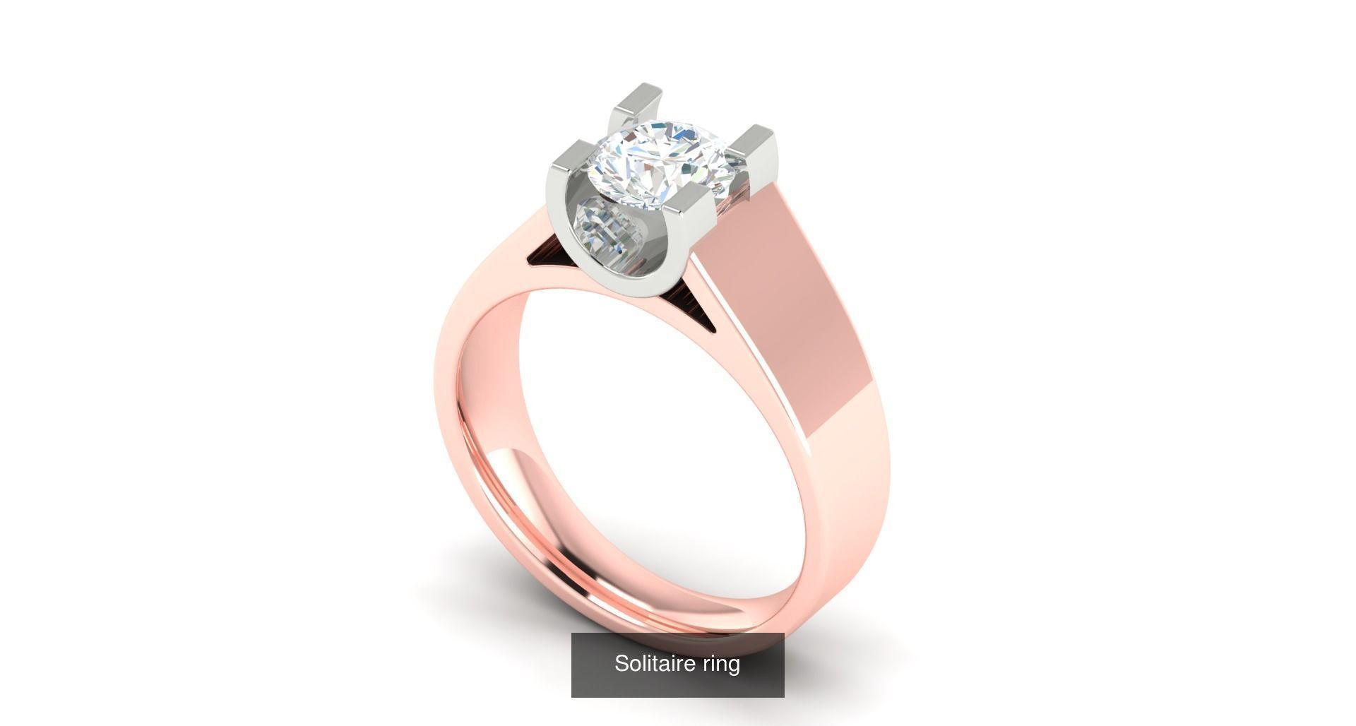 204 Solitaire ring 3D Model Collection_60