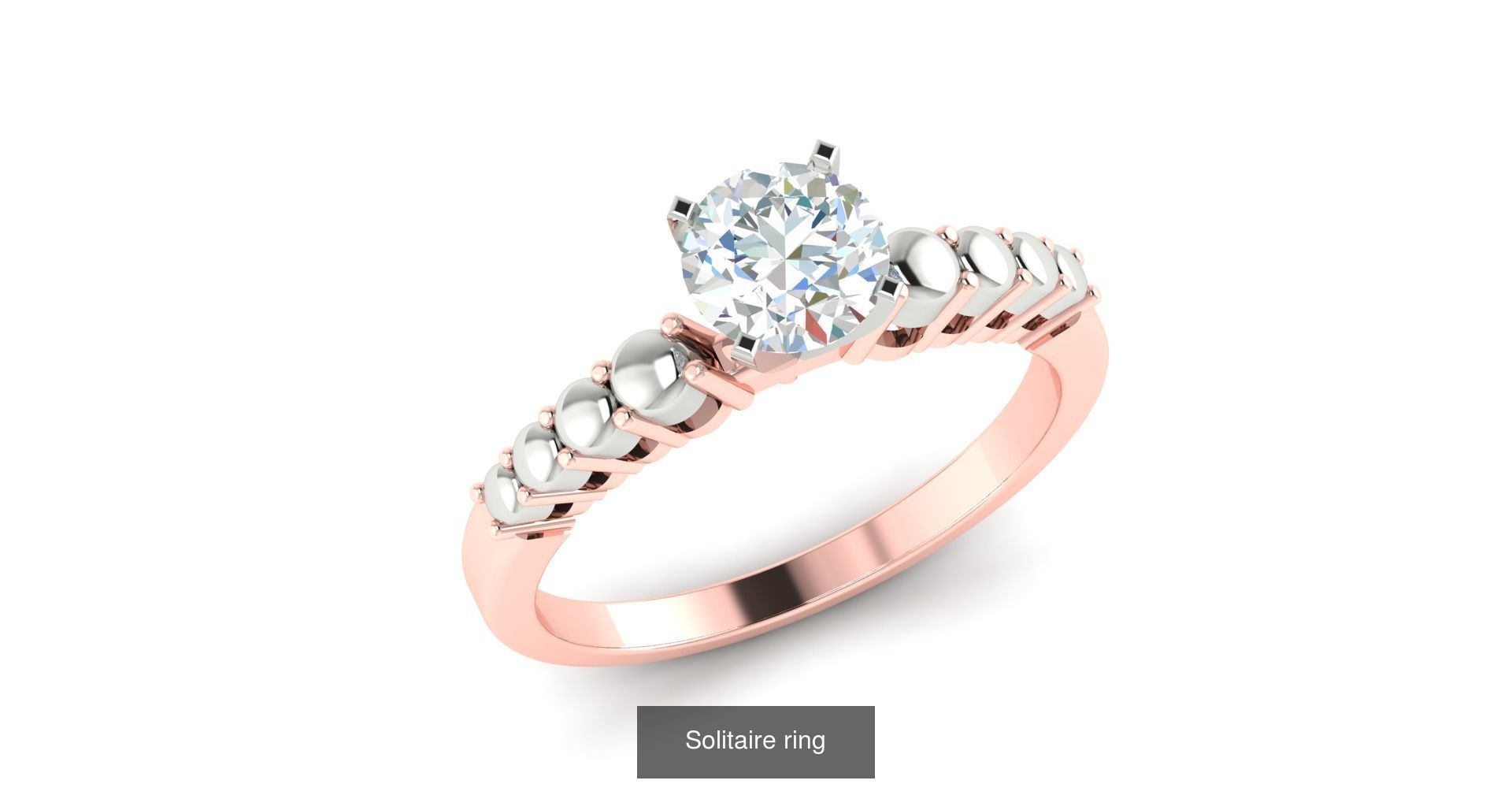 204 Solitaire ring 3D Model Collection_138