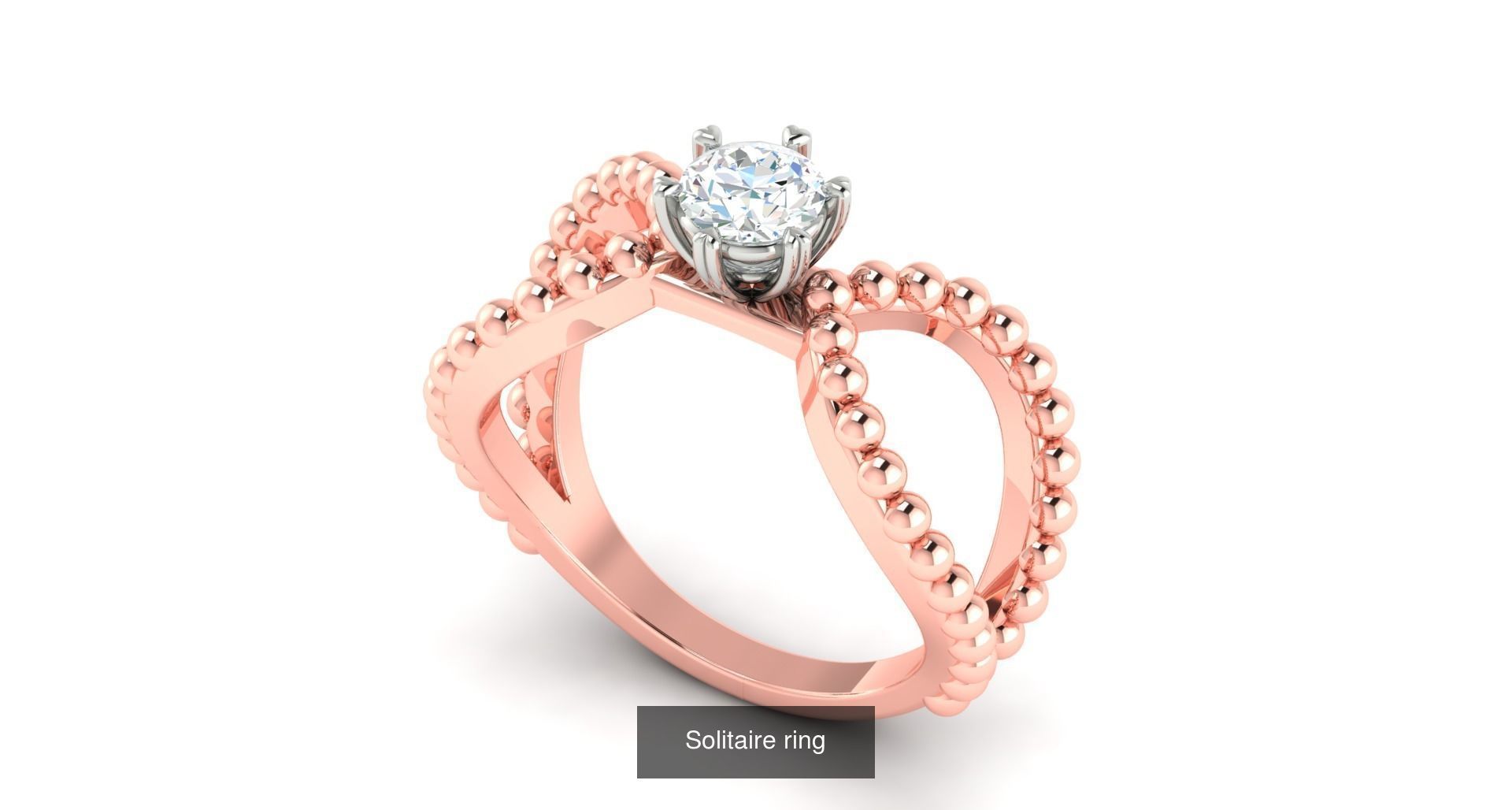 204 Solitaire ring 3D Model Collection_102