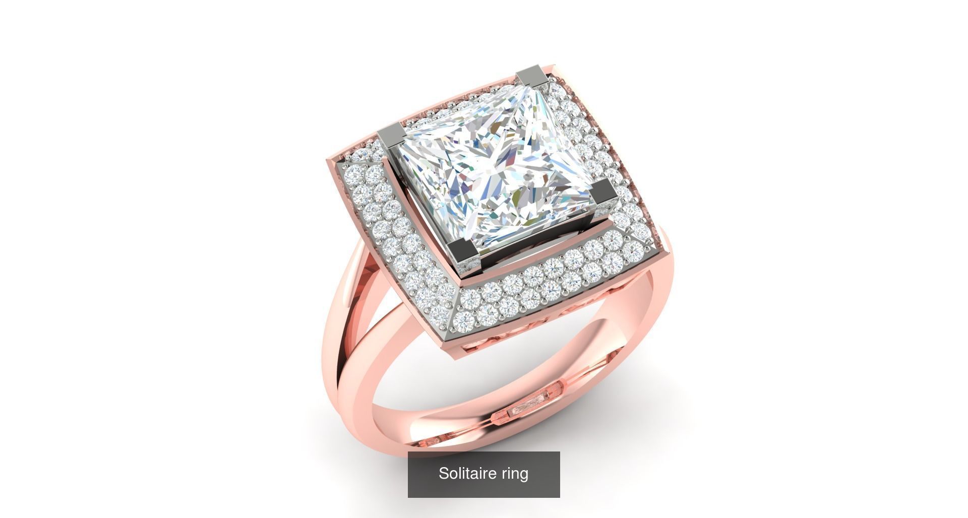 204 Solitaire ring 3D Model Collection_68