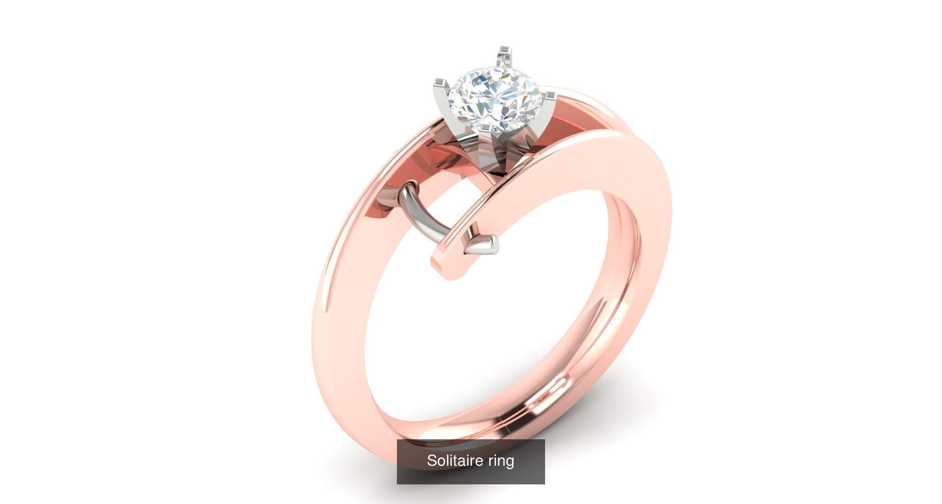 204 Solitaire ring 3D Model Collection_191