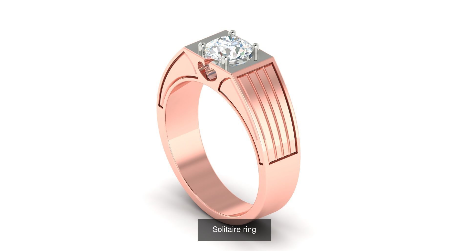 204 Solitaire ring 3D Model Collection_97