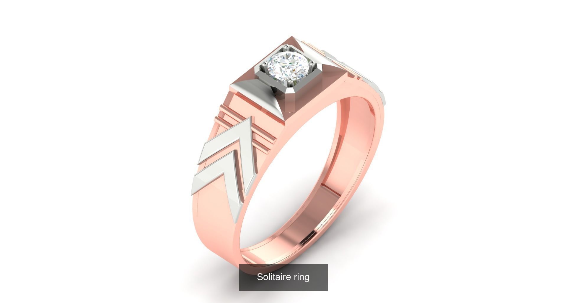 204 Solitaire ring 3D Model Collection_92