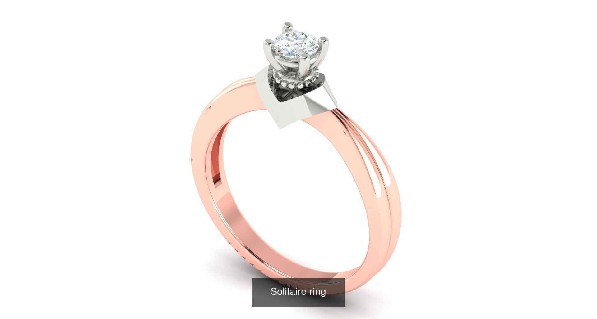 204 Solitaire ring 3D Model Collection_205