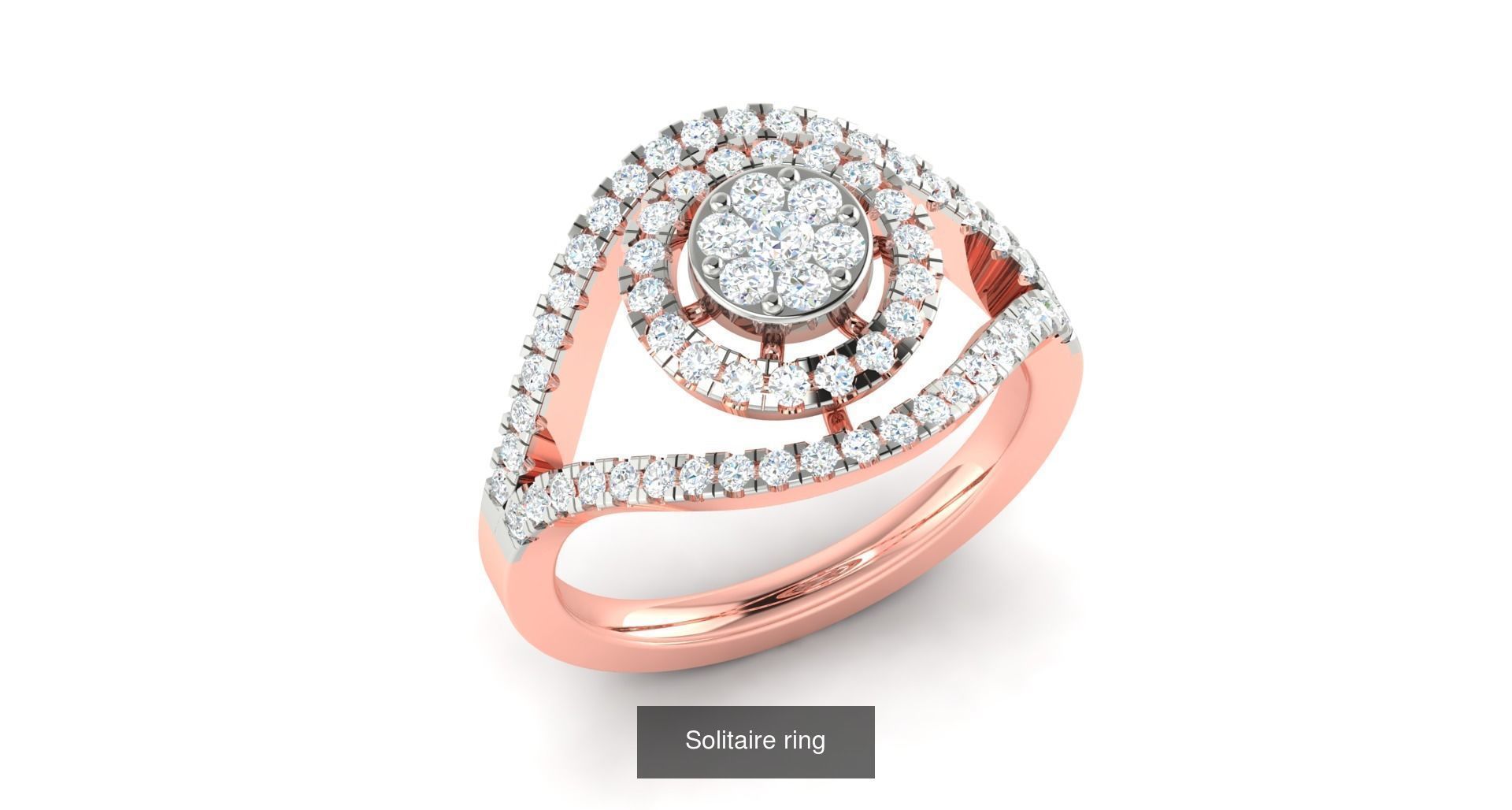 204 Solitaire ring 3D Model Collection_150