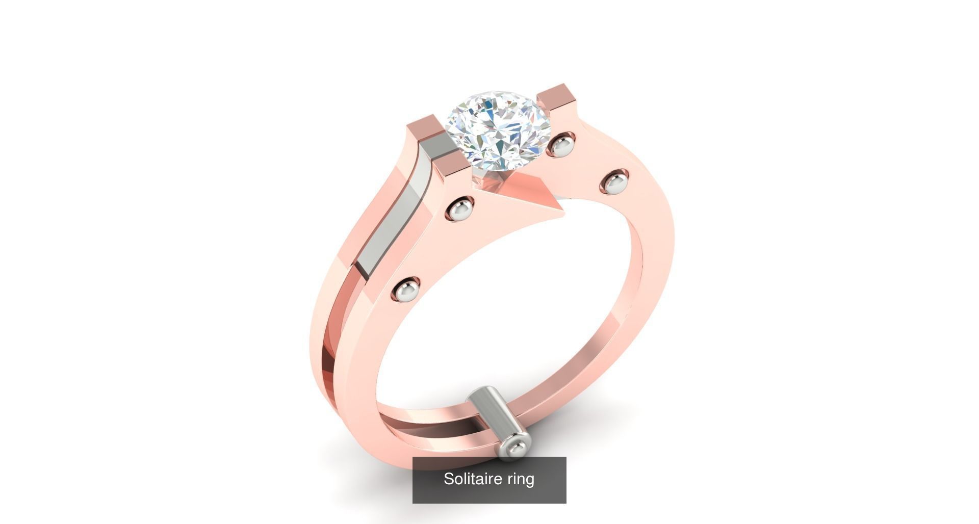 204 Solitaire ring 3D Model Collection_28