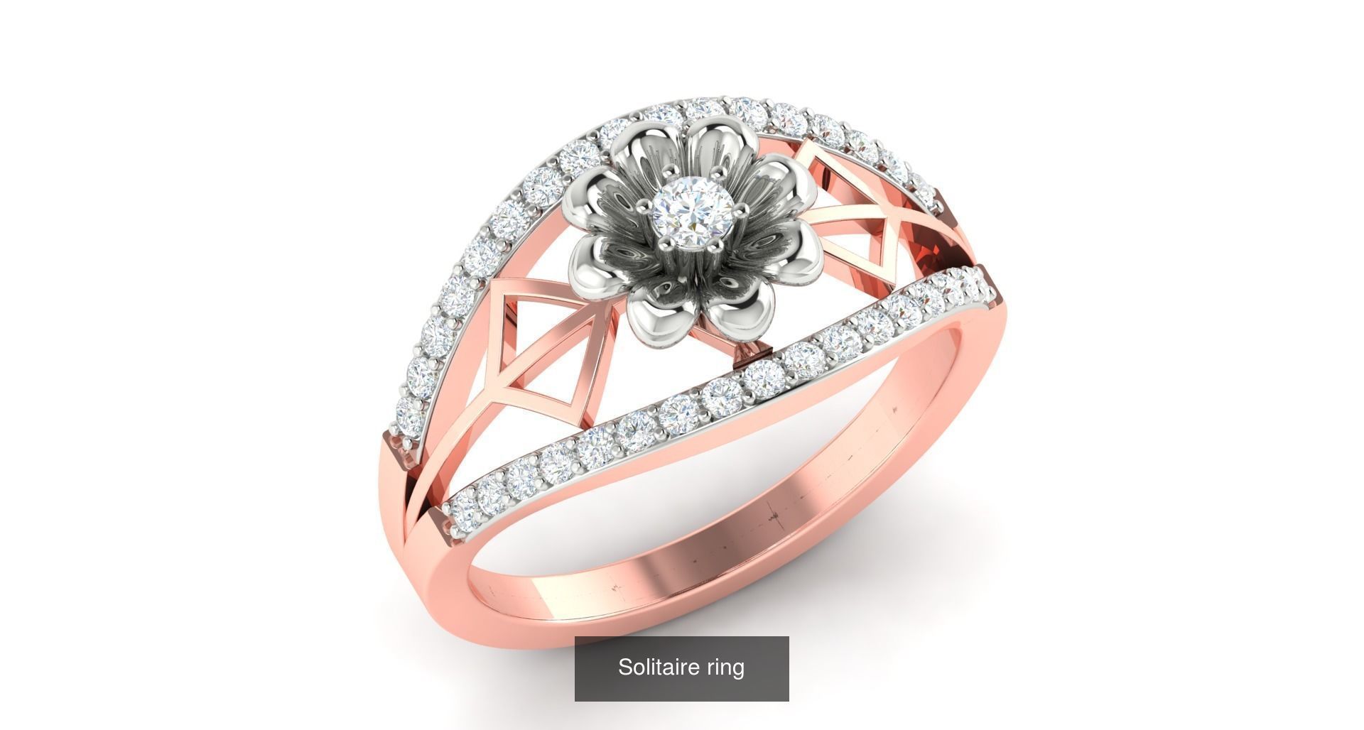 204 Solitaire ring 3D Model Collection_146
