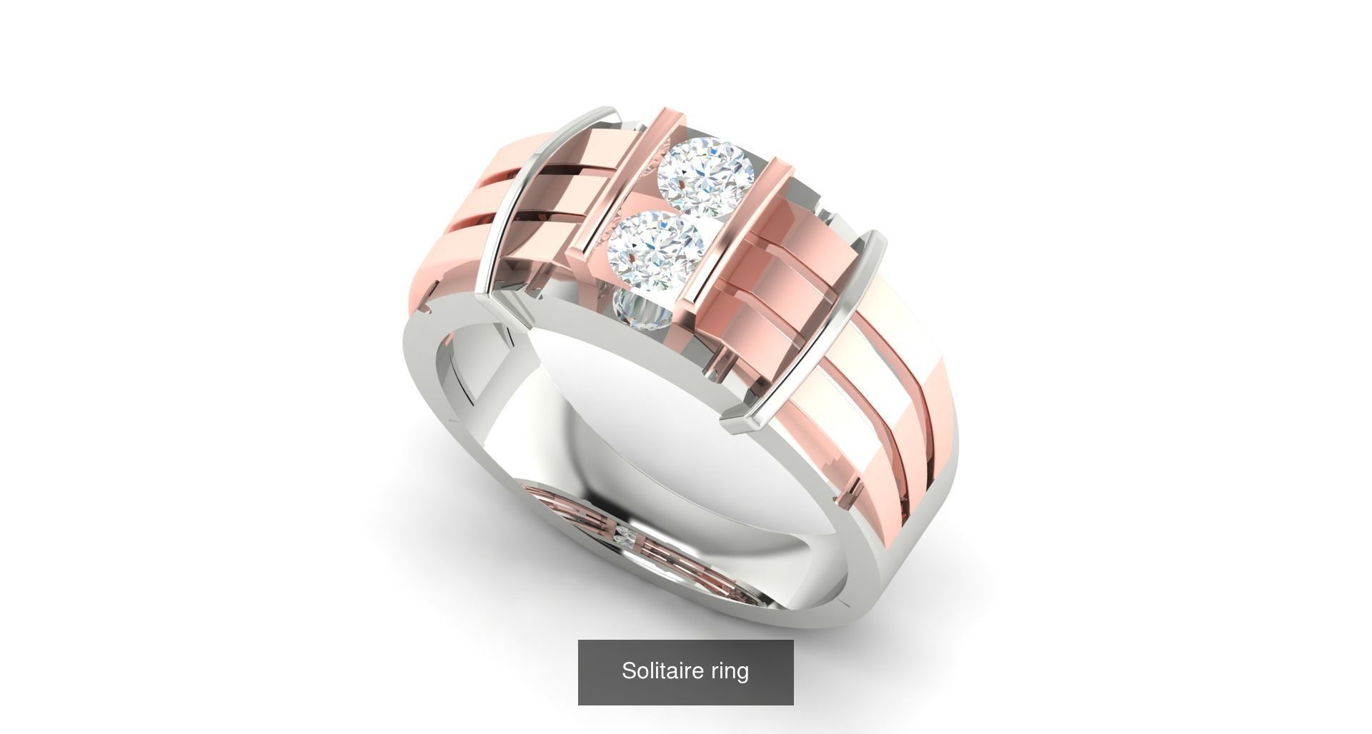 204 Solitaire ring 3D Model Collection_77