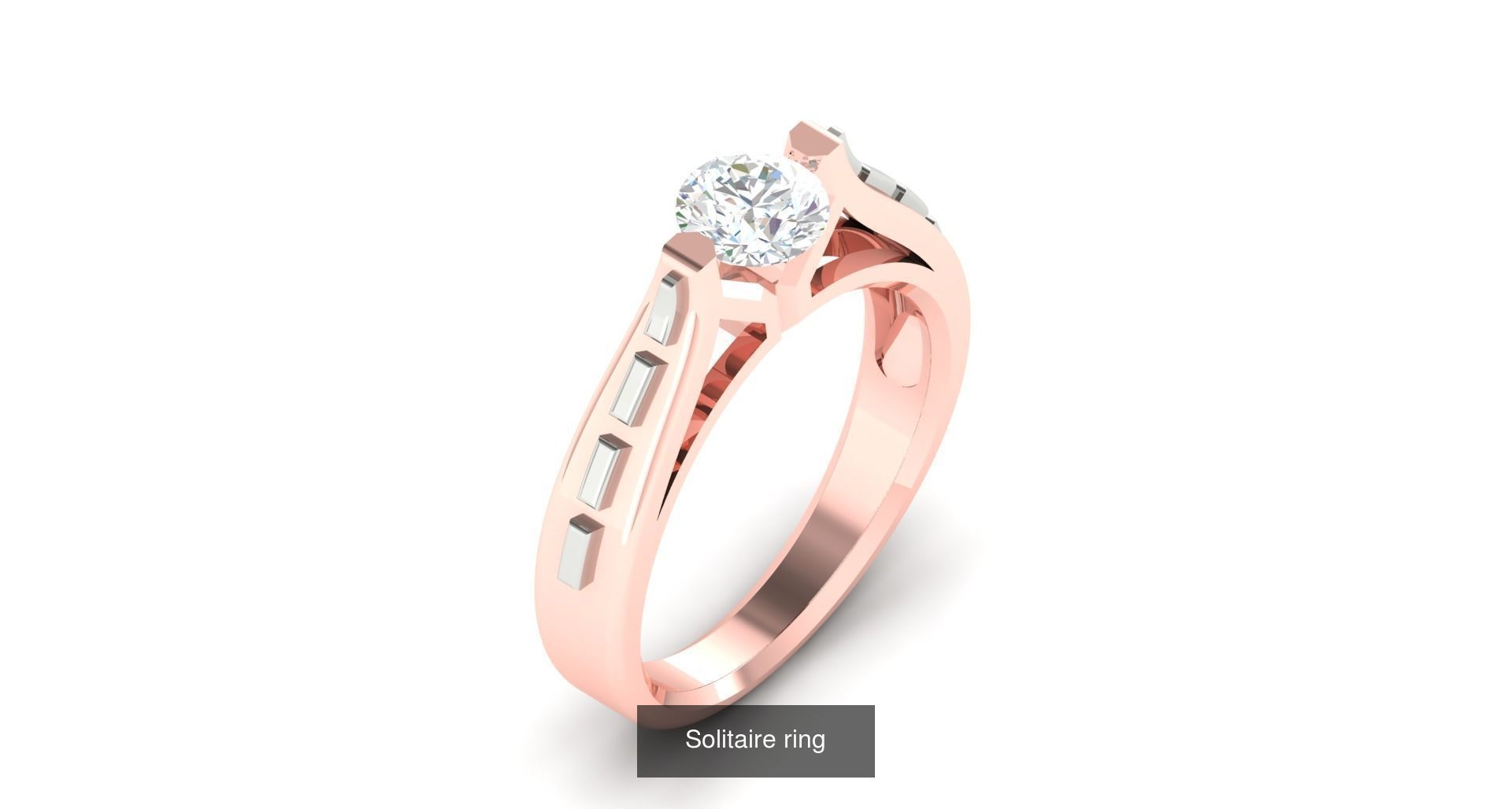 204 Solitaire ring 3D Model Collection_29