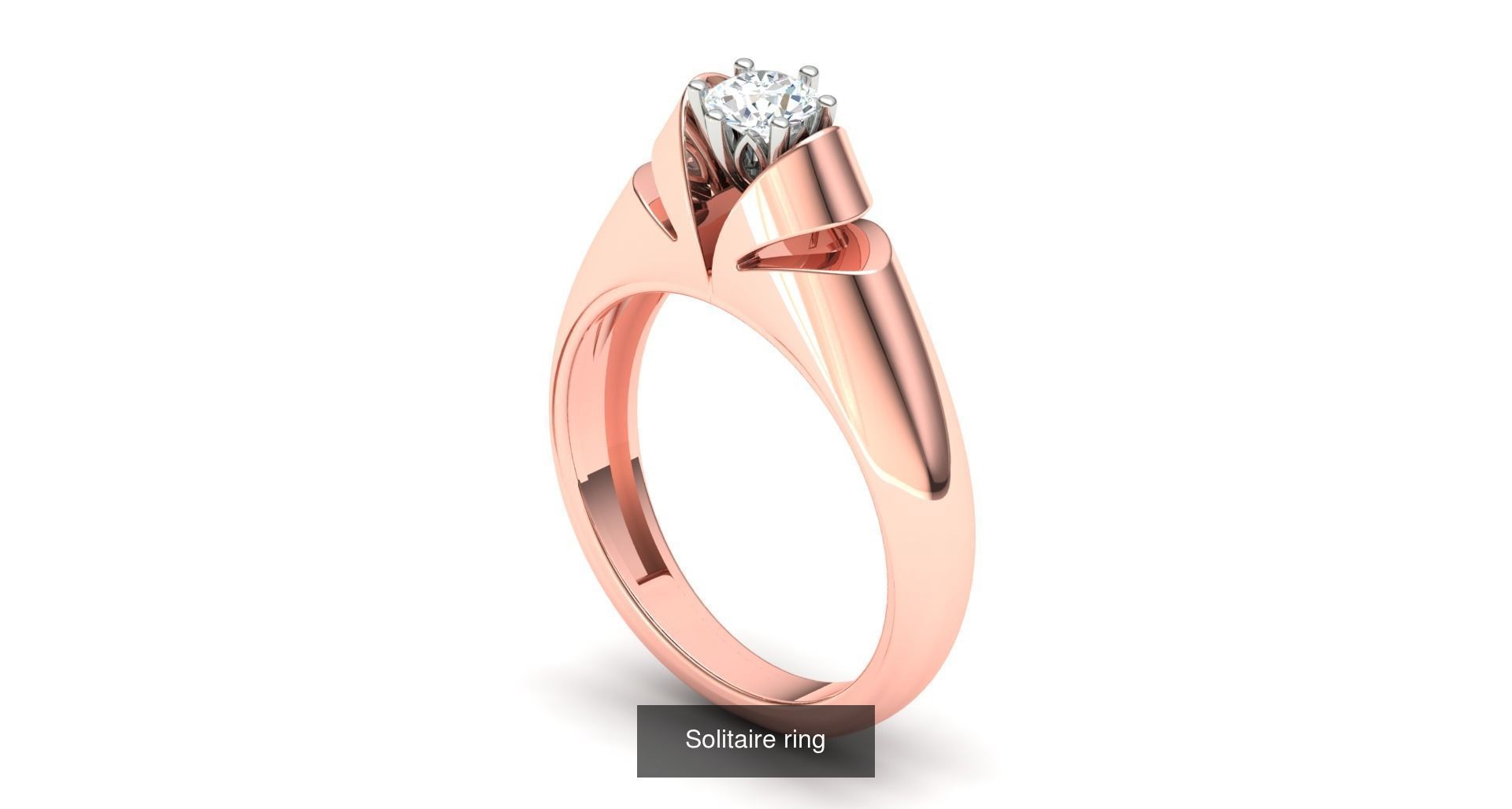 204 Solitaire ring 3D Model Collection_189