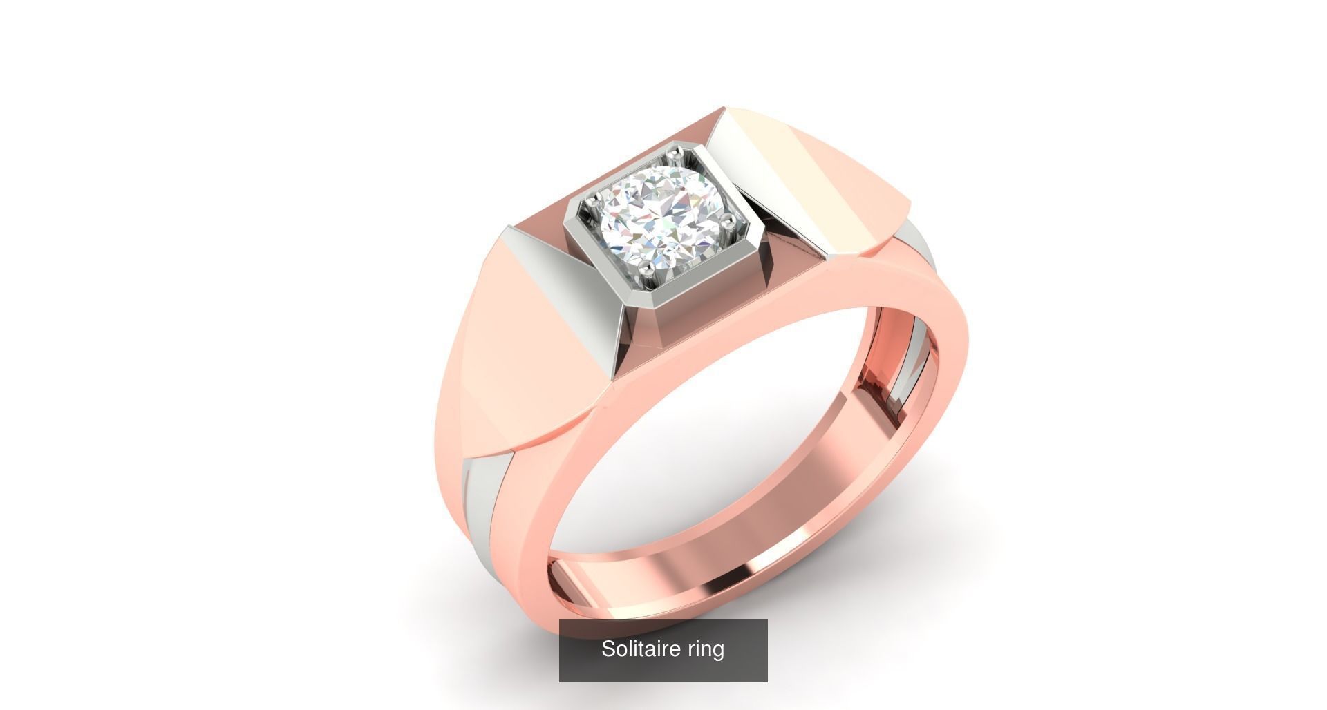 204 Solitaire ring 3D Model Collection_87