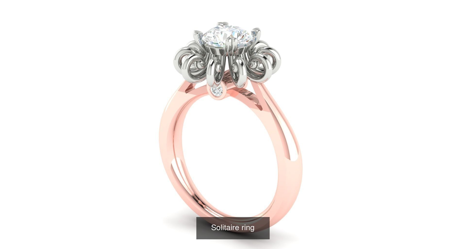 204 Solitaire ring 3D Model Collection_55